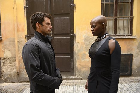 Sebastian Stan, Florence Kasumba - The Falcon and the Winter Soldier - Power Broker - Filmfotos
