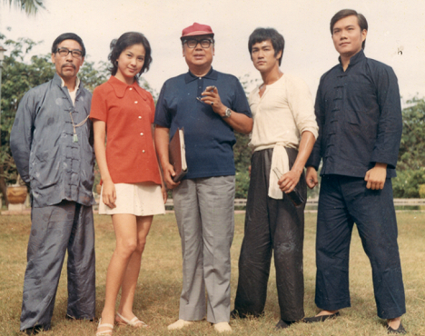 Ying-Chieh Han, Nora Miao, Lo Wei, Bruce Lee, James Tien - The Big Boss - Kuvat kuvauksista