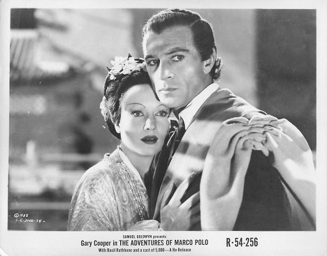 Sigrid Gurie, Gary Cooper - The Adventures of Marco Polo - Lobbykaarten
