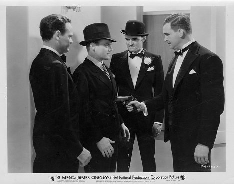 Russell Hopton, James Cagney, Barton MacLane - Der FBI-Agent - Lobbykarten
