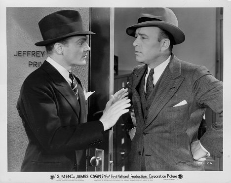 James Cagney, Robert Armstrong - 'G' Men - Cartões lobby