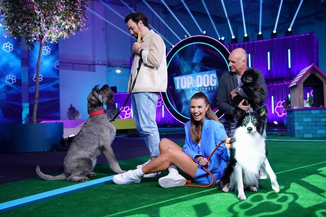 Jan Köppen, Laura Wontorra, Frank Buschmann - Top Dog Germany - Der beste Hund Deutschlands - Werbefoto