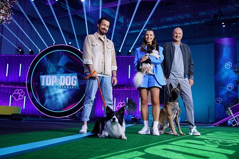 Jan Köppen, Laura Wontorra, Frank Buschmann - Top Dog Germany - Der beste Hund Deutschlands - Werbefoto