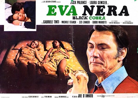 Michele Starck, Laura Gemser, Jack Palance - Eva nera - Cartões lobby