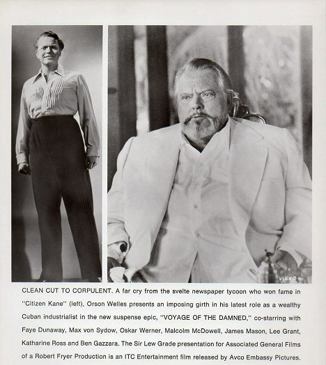 Orson Welles - Kirottujen laiva - Mainoskuvat
