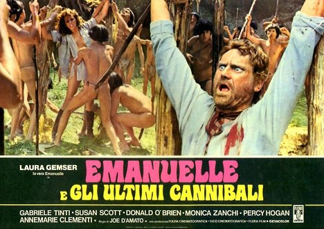 Nieves Navarro, Donald O'Brien - Emanuelle and the Last Cannibals - Lobby Cards