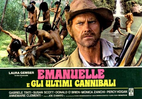 Donald O'Brien - Emanuelle bij de kannibalen - Lobbykaarten
