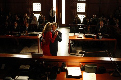 James Spader, Meredith Eaton, Christian Clemenson - Boston Legal - Rauchzeichen - Filmfotos