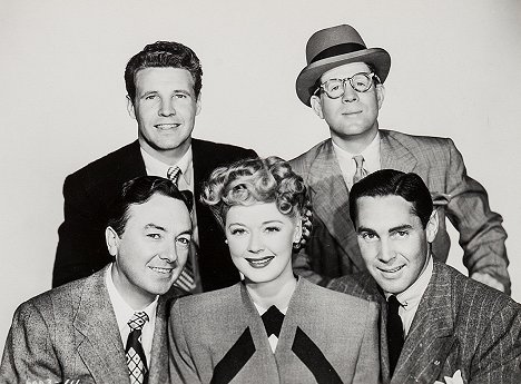 Jack Haley, Ozzie Nelson, Helen Walker, Rudy Vallee, Phillip Reed - People Are Funny - Promoción