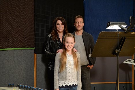 Lauren Graham, Isabella Crovetti, James van der Beek - Vampirina - Z natáčení