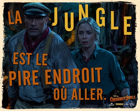Dwayne Johnson, Emily Blunt - Jungle Cruise: A Maldição nos Confins da Selva - Cartões lobby
