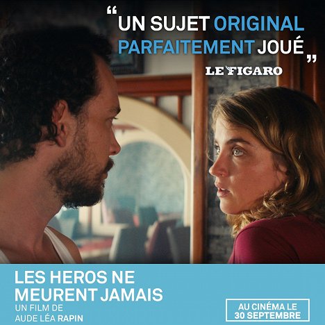 Jonathan Couzinié, Adèle Haenel - Les Héros ne meurent jamais - Fotocromos
