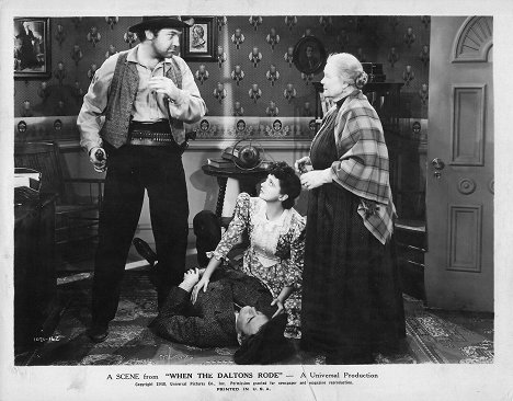 Broderick Crawford, Kay Francis, Mary Gordon - When the Daltons Rode - Fotocromos