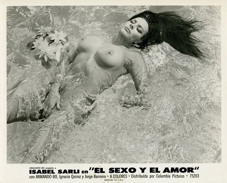 Isabel Sarli - El sexo y el amor - Lobbykarten