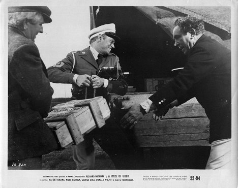 Joseph Tomelty, Richard Widmark, Donald Wolfit - A Prize Of Gold - Lobby Cards