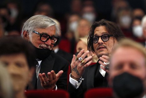 Jiří Bartoška, Johnny Depp - Slavnostní zakončení MFF Karlovy Vary 2021 - Filmfotos