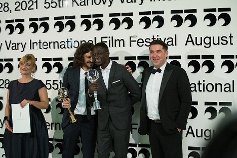 Jelena Stanković, Stefan Arsenijevic, Ibrahim Koma, Miroslav Mogorovic - Slavnostní zakončení MFF Karlovy Vary 2021 - Werbefoto