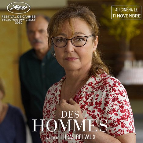 Catherine Frot - Des hommes - Lobbykarten