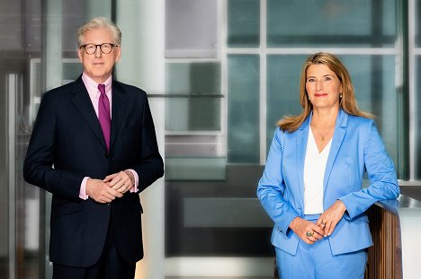 Theo Koll, Tina Hassel - Die Schlussrunde (ARD/ZDF) - Werbefoto