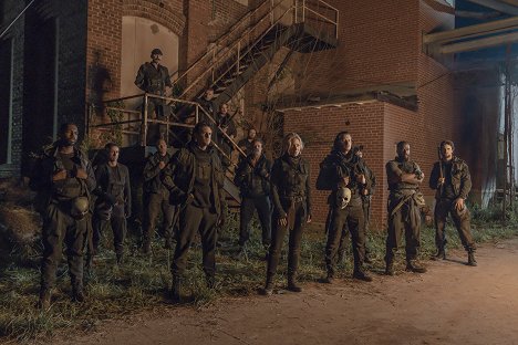 Robert Hayes, Ritchie Coster, Lynn Collins, Alex Meraz - The Walking Dead - Rendição - Do filme
