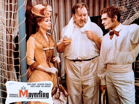 Geneviève Page, James Robertson Justice, Omar Sharif - Mayerling - Lobby Cards