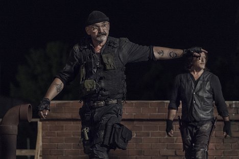 Ritchie Coster, Norman Reedus - The Walking Dead - Bis aufs Blut - Filmfotos