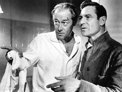 Rex Harrison, Joseph Wiseman - The Happy Thieves - Van film