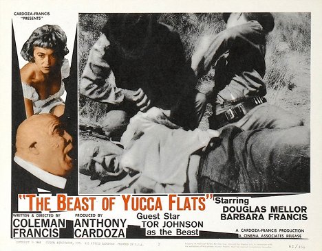 Tor Johnson - The Beast of Yucca Flats - Lobbykaarten