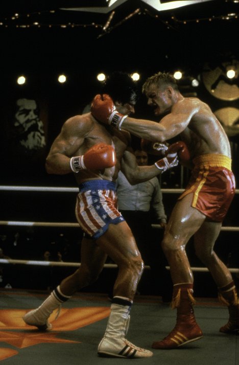 Sylvester Stallone, Dolph Lundgren - Rocky IV - Photos