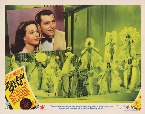 Hedy Lamarr, Tony Martin - Ziegfeld Girl - Cartões lobby
