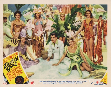 Tony Martin - La Danseuse des Folies Ziegfeld - Cartes de lobby