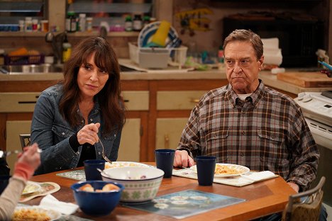 Katey Sagal, John Goodman - The Conners - Let's All Push Our Hands Together for The Stew Train and The Conners Furniture - Photos