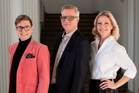 Thomas Lundin, Mårten Svartström, Sonja Kailassaari - Ruotsalaisuuden päivä 2021 - Werbefoto