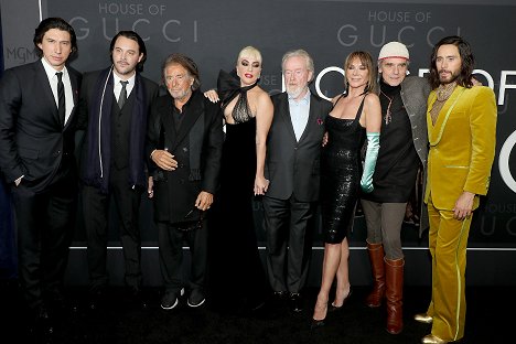New York Premiere of "House of Gucci" on November 16, 2021 - Adam Driver, Jack Huston, Al Pacino, Lady Gaga, Ridley Scott, Giannina Facio-Scott, Jeremy Irons, Jared Leto - House of Gucci - Events