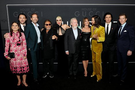 New York Premiere of "House of Gucci" on November 16, 2021 - Pamela Abdy, Jack Huston, Kevin Ulrich, Al Pacino, Lady Gaga, Ridley Scott, Giannina Facio-Scott, Jared Leto, Adam Driver, Kevin J. Walsh - Dom Gucci - Z imprez