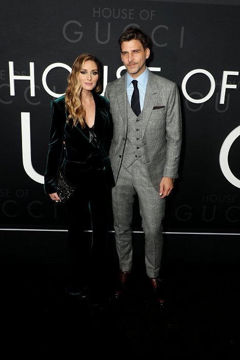 New York Premiere of "House of Gucci" on November 16, 2021 - Olivia Palermo, Johannes Huebl - Dom Gucci - Z imprez
