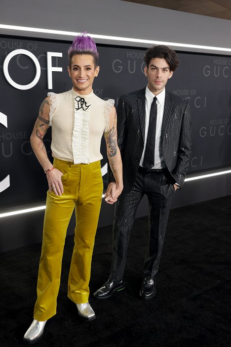 Los Angeles premiere of MGM's 'House of Gucci' at Academy Museum of Motion Pictures on November 18, 2021 in Los Angeles, California - Frankie Grande, Hale Leon