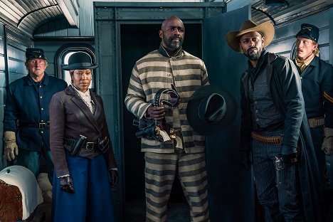 Regina King, Idris Elba, Lakeith Stanfield - A vadnyugat törvényei szerint - Filmfotók