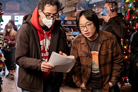 Hernan Jimenez, Jimmy O. Yang - Love Hard - Making of