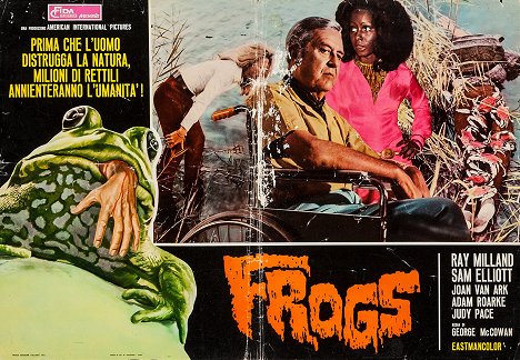 Ray Milland, Judy Pace - Frogs - Lobby Cards