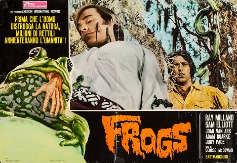 Nicholas Cortland, Sam Elliott - Frogs - Cartes de lobby