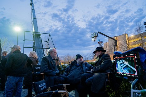 Richard Jenkins, Guillermo del Toro, Bradley Cooper - Nightmare Alley - Dreharbeiten