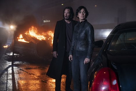 Keanu Reeves, Carrie-Anne Moss - Mátrix: Feltámadások - Filmfotók
