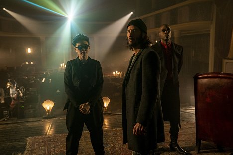 Jessica Henwick, Keanu Reeves, Yahya Abdul-Mateen II - The Matrix Resurrections - Filmfotos