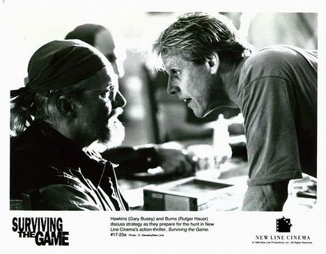 Rutger Hauer, Gary Busey - Surviving the Game - Lobby Cards
