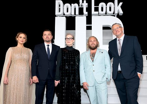 "Don't Look Up" World Premiere at Jazz at Lincoln Center on December 05, 2021 in New York City - Jennifer Lawrence, Leonardo DiCaprio, Meryl Streep, Jonah Hill, Adam McKay - Nie patrz w górę - Z imprez