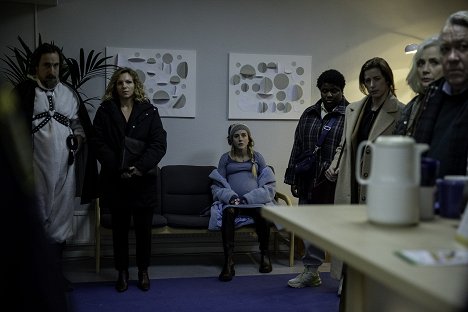 Per Andersson, Sofia Ledarp, Carla Sehn, Petrina Solange, Anna Granath - Folk med ångest - Visning pågår - Filmfotók