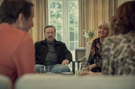 Ricky Gervais, Ashley Jensen - After Life - Episode 1 - Photos