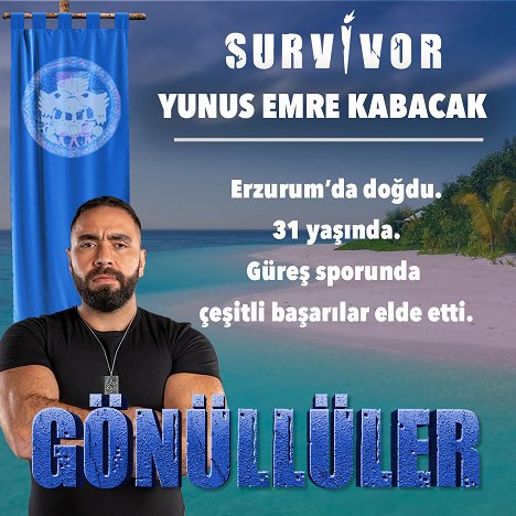 Yunus Emre Karabacak - Survivor 2021 - Werbefoto