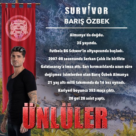 Barış Özbek - Survivor 2021 - Promokuvat